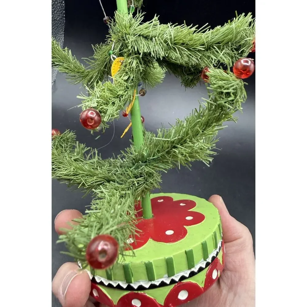 Dept 56 Krinkles Goose Feather Style Mini Ornament Display Tree Cute! 13” Tall